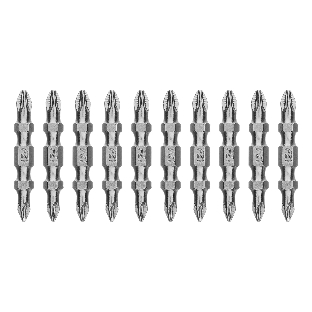 Бита двухстор. Gross PZ2-PZ1х45 мм, сталь S2, 10 шт.