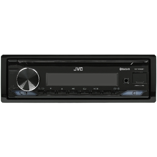 Автомагнитола JVC KD-X482BT, 1 DIN, Bluetooth, USB Type-A, AUX, съёмная панель