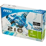 Видеокарта MSI N210-1GD3/LP NVIDIA GeForce 210 1024Mb 64 DDR3 460/800 DVIx1/CRTx1 Ret