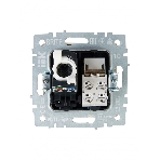 Розетка компьютерная двойная RJ11+RJ45 IEK BRITE РК/Т12-БрКр кат.5E бежевый