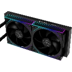 Система жидкостного охлаждения Thermalright Core Matrix 240 Vision (240мм, LED, Black, ARGB/Fans: 2x120мм, 68.9CFM, 28.2dBA, 2000RPM/Pump height 64.4мм, Rad thickness 27мм/S: 1700, 1200, 1851, 115X, AM5, AM4)