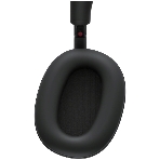 Беспроводные/проводные наушники Sony WH-1000XM6 черный, полноразмерные, Bluetooth + проводной, адаптивное активное шумоподавление, до 40 ч