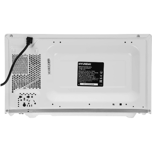 Микроволновая печь Hyundai HYM-M2051 белый, 20 л, 700 Вт, переключатели - поворотный механизм