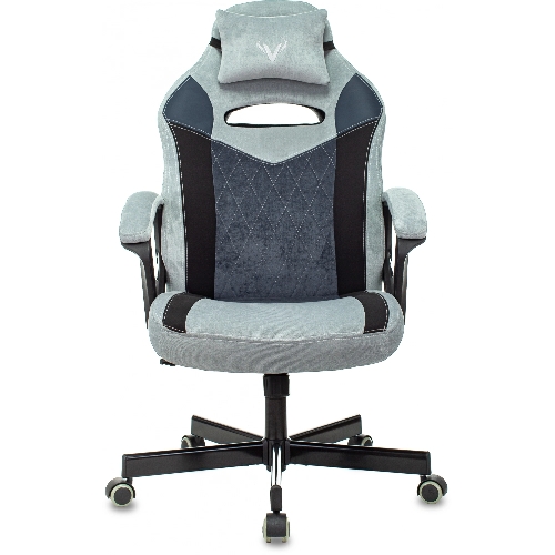 Кресло Бюрократ VIKING 6 KNIGHT BL FABRIC синий, ткань, 120 кг, механизм качания
