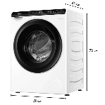 Стиральная машина под раковину Haier HW50-BP1026 белый, загрузка фронтальная 5 кг, 1000 об/мин., класс: А+++