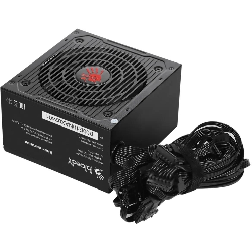 Блок питания Bloody BD-PS700W, 700Вт, 80 PLUS WHITE, 120мм, черный