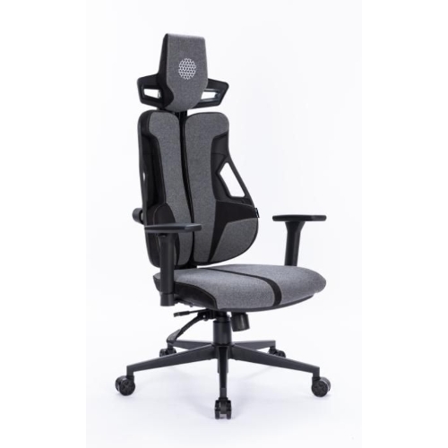 Кресло Cactus CS-CHR-DUO-GYBK серый, экокожа