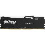 Оперативная память Kingston Fury Beast, DDR5, 32Gb (2x16 Gb), 6400 MHz, CL32, радиатор, RGB, черный