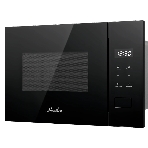 Встраиваемая микроволновая печь MONSHER MMH 1115 Noir, High-Tech, 15 л, мощность 600 Вт, 5 уровней мощности, размораживание, сенсорное управление, черный