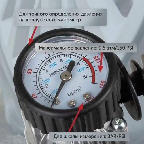 Автомобильный компрессор Starwind CC-280 35л/мин шланг 3м