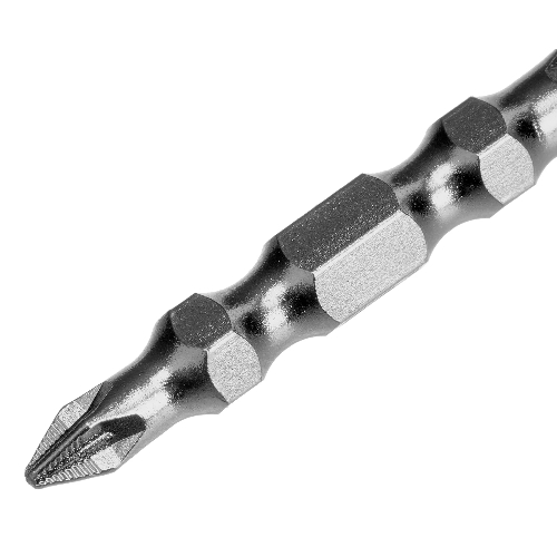 Бита двухстор. Gross PZ2-PZ1х45 мм, сталь S2, 10 шт.