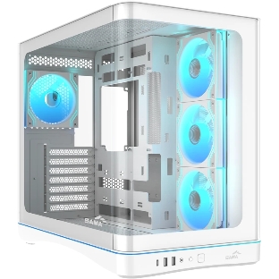 Корпус SAMA V62S, Midi-Tower, белый, 4 x 120 мм