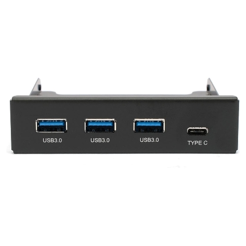 Планка USB 3.0 на переднюю панель 3.5" Gembird, FP3.5-USB3-3A1C, USB/Type-C, USB-A 3.0/Type-C
