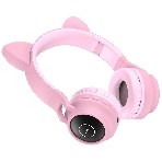 Беспроводные/проводные наушники Hoco W27 серый, накладные, Bluetooth + проводной, 