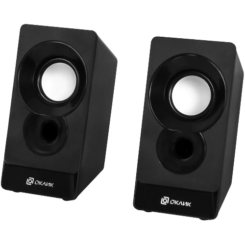 Акустическая система Oklick OK-165 2.0 черный 6Вт