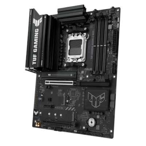Материнская плата ASUS TUF GAMING B650-E WIFI, AM5, AMD B650, 4xDDR5, 4xSATA, 3xM.2, 1xPCIe 4.0 x16, 1xPCIe 4.0 x16, 1xPCIe x1, 1xDP, 1xHDMI, 1x2.5Gb LAN, Wi-Fi 6E, Bluetooth 5.3, 2xUSB-C (1x10Gbps, 1x20Gbps), 3xUSB-A 5Gbps, 2xUSB-A 10Gbps, 3xUSB-A 2.0, 5x3.5 мм, 7.1, ATX