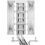 Кулер для процессора Ocypus Delta A40 Elite WH Dual Fan (Delta-A40-WH2NNWN00X-GL)