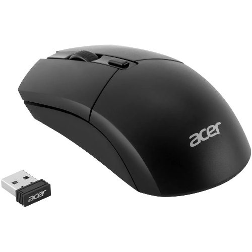 Комплект клавиатура+мышь Acer OKR120 беспроводной, USB, 1600 DPI, чёрный
