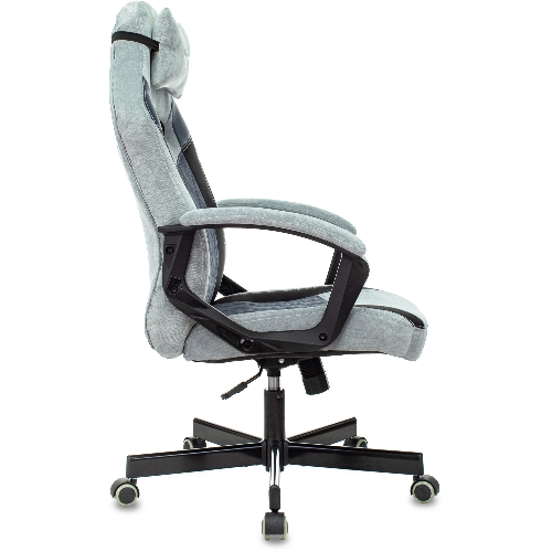 Кресло Бюрократ VIKING 6 KNIGHT BL FABRIC синий, ткань, 120 кг, механизм качания