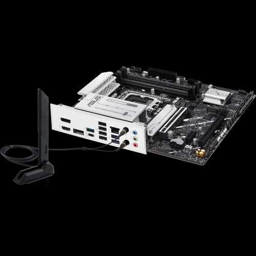 Материнская плата ASUS PRIME B860M-A WIFI, LGA 1851, Intel B860, 4xDDR5, 4xSATA, 2xM.2, 1xPCIe 5.0 x16, 1xPCIe 4.0 x16, 1xPCIe 4.0 x1, 2xDP, 1xHDMI, 1x 2.5Gb LAN, 1xUSB-C 20Gbps, 1xUSB-A 10Gbps, 2xUSB-A 5Gbps, 4xUSB-A 2.0, 3x3.5 мм, 7.1, micro-ATX.