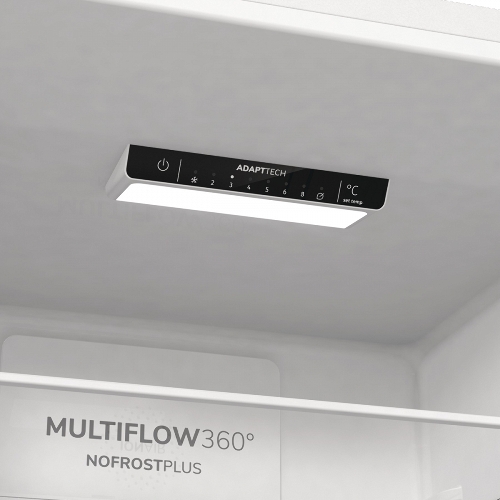 Холодильник Gorenje NRK619EEW4 белый двухкамерный 203/99л морозилка снизу, No Frost