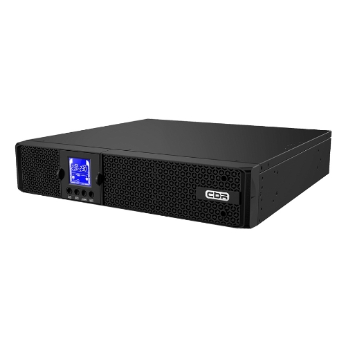 Источник бесперебойного питания CBR ESN-2KRT-8I-LCHERSC Online 2000VA/2000W RT 8 x C13, LCD, HID-USB, RS232, EPO, SNMP slot