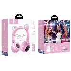 Беспроводные/проводные наушники Hoco W27 серый, накладные, Bluetooth + проводной, 