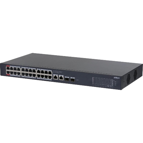 Коммутатор Dahua DH-CS4228-24GT-375, 24×1 Гбит/с + 2×1 Гбит/с Combo + 2×1 Гбит/с SFP, управляемый