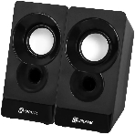 Акустическая система Oklick OK-165 2.0 черный 6Вт