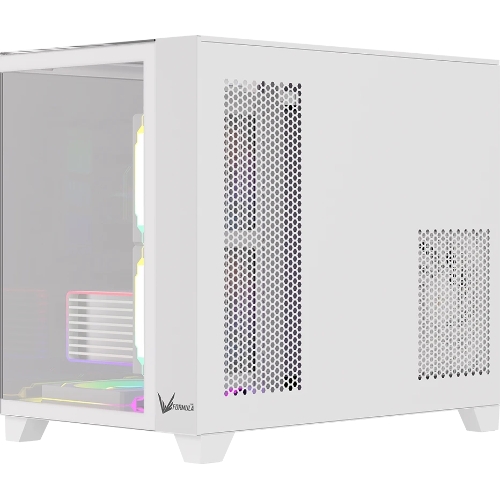 Компьютерный корпус AeroCool/Formula Crystal Z9ML Floe белый без БП mATX 4x120мм 2xUSB 3.0 1xUSB3.1 audio bott PSU