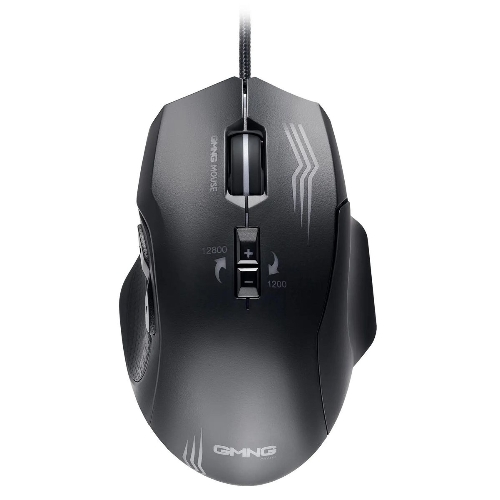 Мышь проводная GMNG 930GM черный, 12800 dpi, USB, кнопки - 7