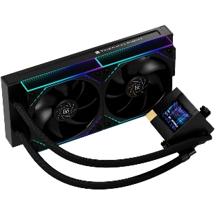 Система жидкостного охлаждения Thermalright Core Matrix 240 Vision (240мм, LED, Black, ARGB/Fans: 2x120мм, 68.9CFM, 28.2dBA, 2000RPM/Pump height 64.4мм, Rad thickness 27мм/S: 1700, 1200, 1851, 115X, AM5, AM4)
