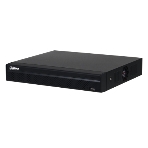 Видеорегистратор IP 16-канальный DAHUA 4K и H.265+. Входящий поток до 160 Мбит/с; сжатие: H.265+, H.265, H.264+, H.264; разрешение записи до 12Мп; накопители: 1 SATA III до 20Тбайт; воспроизведение: 8к