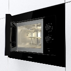 Микроволновая печь Gorenje BM201EG1BG 20 л, 800 Вт, черный (встраиваемая)