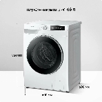 Стиральная машина Samsung WW11CG604CLELP белый, загрузка фронтальная 11 кг, 1400 об/мин, класс: A+++