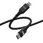 Кабель MORE CHOICE (4620202554178) K69ia 2м USB 3.0A PD 27W для Lightning ng 8-pin Type-C - 2м, черный