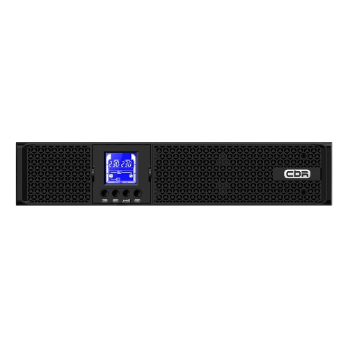 Источник бесперебойного питания CBR ESN-2KRT-8I-LCHERSC Online 2000VA/2000W RT 8 x C13, LCD, HID-USB, RS232, EPO, SNMP slot