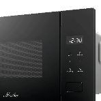 Встраиваемая микроволновая печь MONSHER MMH 1115 Noir, High-Tech, 15 л, мощность 600 Вт, 5 уровней мощности, размораживание, сенсорное управление, черный