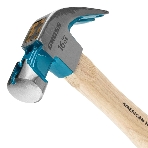 Молоток-гвоздодер Gross AMERICAN HICKORY 450 г, угол 45, магнит, обрезиненная рукоятка