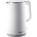 Чайник электрический Panasonic NC-CWK50 1.7 л, 1500 Вт, белый корпус: нерж.сталь/пластик