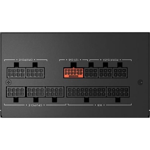 Блок питания PCCooler P5-YN1000-G1F, 1000Вт, 80 PLUS Gold, 135мм, модульный, черный