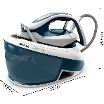 Парогенератор Tefal Express Power SV8111E0 темно-лазурный/белый, 2800 Вт, 120 г/мин, 430 г/мин, 1800 мл