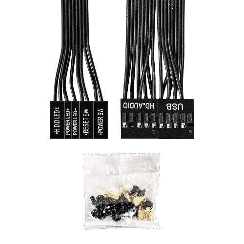 Компьютерный корпус Minitower ExeGate BAA-303M-AAA400 (mATX, БП AAA400 с вент. 8см, 2*USB, HD Audio, черный)