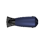 Фен Maxvi HD2001 синий, 2000 Вт