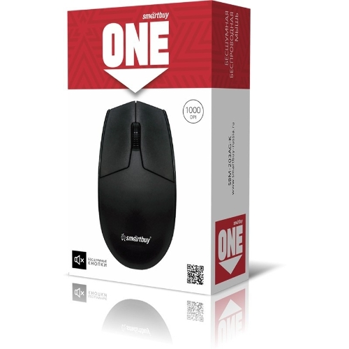 Мышь беспроводная SMARTBUY (SBM-203AG-K) ONE 203AG-K черный