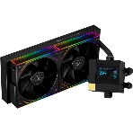 Система жидкостного охлаждения Thermalright Core Matrix 240 Vision (240мм, LED, Black, ARGB/Fans: 2x120мм, 68.9CFM, 28.2dBA, 2000RPM/Pump height 64.4мм, Rad thickness 27мм/S: 1700, 1200, 1851, 115X, AM5, AM4)
