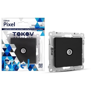Коннектор TV TOKOV ELECTRIC СП Pixel механизм карбон