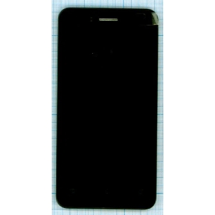 Дисплей для Asus PadFone mini 4.3, черный с рамкой
