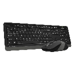 Комплект клавиатура+мышь A4Tech FStyler FG1010S беспроводной, USB, 2000 DPI, чёрный/серый