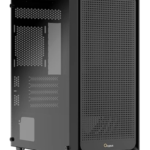 Компьютерный корпус Ocypus Gaммa C50 без БП черный (Gaммa-C50-BKG000XX-GL)